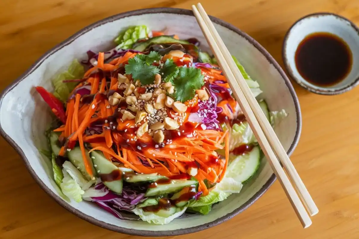 Asian Salad Secrets: From Quick Lunch to Party Hit with Flavorful Dressings